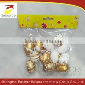 Special Golden Easter Decoration Plastic Egg Set thumbnail-1