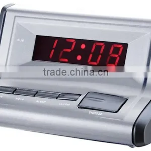 Top Selling Small Red LED Display PLL Alarm Clock Radio thumbnail-2