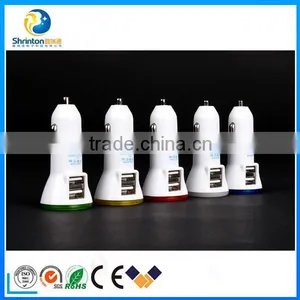 2015 Wholesale Manufacturer 5V 2A Portable USB Car Charger for IPhone, IPad, 2 Port Usb Car Charger thumbnail-1