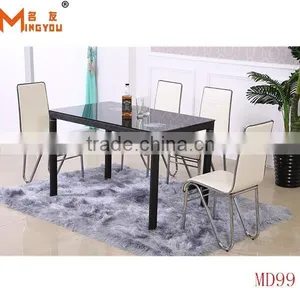 Cheap Price Modern Dinning Table in Glass thumbnail-1