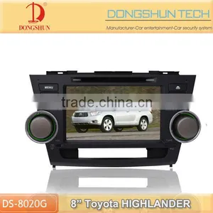 8 Inch Touch Screen Toyota HIGHLANDER DVD GPS With TV,RADIO Bluetooth thumbnail-1