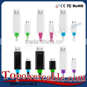 2016 Hot New Products Visible Flow LED Light USB Charging Sync Cable thumbnail-6