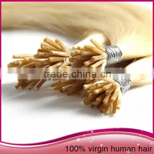 100%Real Bohemian Remy Human Hair Extension Pre-bonded I-tip Hair Extension thumbnail-5