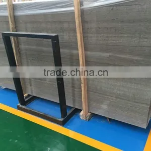 Wooden Grey Marble Slabs & Tiles, Chinese Grey Marble, Grey Polished Marble Floor Covering Tiles, Wall Tiles thumbnail-3