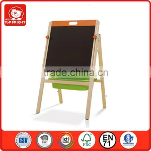 Child Toys Learning and Teaching Educational Erasable Magnetic Drawing Board Wooden Blackboard Magnetic Blackboard Drawing Board thumbnail-1