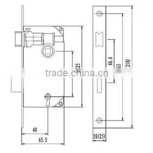 Wholesale Manual Door Locks Shanghai Factory thumbnail-2