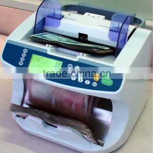(Hot Sale!!!) Money Counter/money Counting Machine With UV,MG/MT,IR Counterfeit Detection for USD,EUR,GBP,CAD,AUD,XOF,XAF thumbnail-1