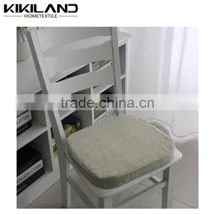 2015 Kikiland Latest Design Cheap Plain Natural Linen Seat Cushion thumbnail-1