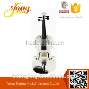 Nice White Color Flower Violin TL-1313 thumbnail-1