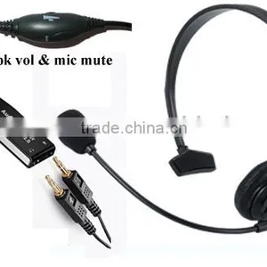 Lightweight Professional USB VOIP Earphone USB-81Svcmute thumbnail-1