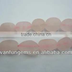 Natural Madagascar Rose Quartz Matted Tumble thumbnail-1