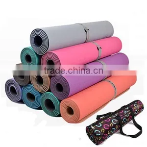 Foam Nonslip Exercise Fitness TPE Lose Weight Yoga Mat Custom Printed thumbnail-3