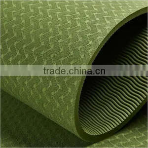 Durable Anti-slip Eco Fitness Yoga Mat TPE Comfortable Equipment thumbnail-1