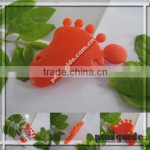 Chinese Manufacturer Custom Logo Soft PVC Padfoot Shape Earphones Headphones Cable Winder For Promotion Gift thumbnail-1