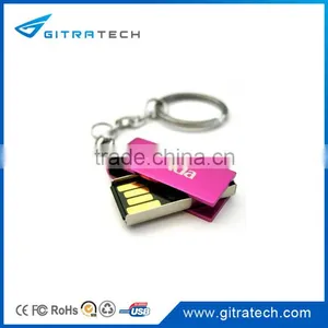Custom USB Flash Drive Swivel 4GB thumbnail-1