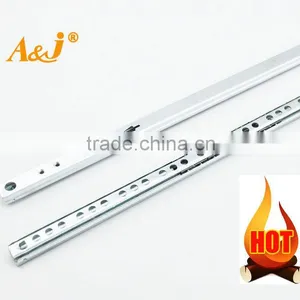 Wholesale Telescopic Drawer Channel Price 27mm 2 Fold Full Extension Slides thumbnail-4