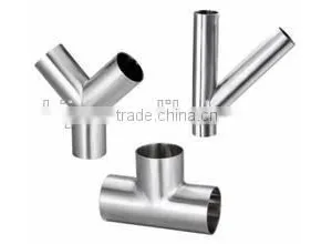 Seamless Y Tee Sanitary Fitting Stainless Steel Pipe Fitting thumbnail-6