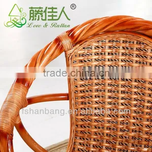Fashion Outdoor Leisure Cane Coffee Shop Swivel Chair thumbnail-5