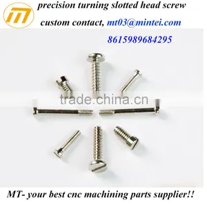 Custom Precision Slotted Head Electronic Micro Screw thumbnail-1