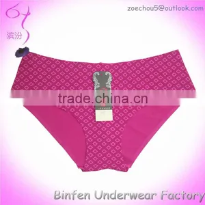 Square Print Panty Laser Cut Woman Underwear thumbnail-1
