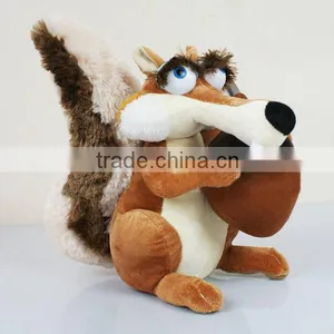 OEM Stuffed Toys Factory/Cute Squirrel Scott Plush Toy Custom thumbnail-1