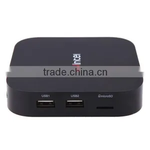 Wintel W8 Dual Intel Mini PC Windows8.1 Android 4.4 Z3735F Quad Core 64Bit Smart TV Box thumbnail-4