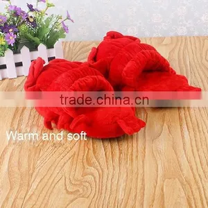 Plush House Slipper/kids Plush Slipprer/plush Shrimp Shaped Slipper thumbnail-2