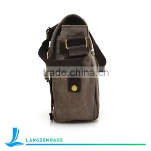 Durable Canvas Messenger Bag Shoulder Bag Single Shoulder Bags thumbnail-4