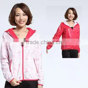 Fashion Womens Reversible Windbreaker thumbnail-1
