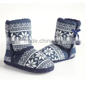 Ladies Indoor Boot With Pompom thumbnail-1