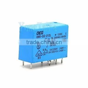 OMI-SS-212L 12V 8 Pin Relays Pole 5A 250V thumbnail-1