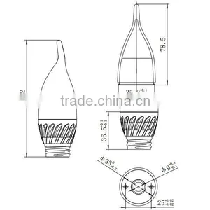 3W 4W 5W LED Bulb Lighting Housing thumbnail-3