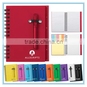 OEM Plastic Cover Memo Pad Spiral Notebook / Mini Spiral Memo Note thumbnail-2