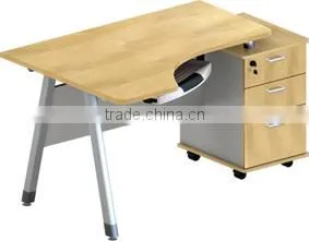 Metal Frame Wooden Office Ergonomic Desk thumbnail-1