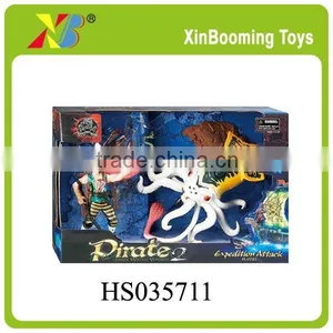 Toy Pirate Playing Set.Expedition Attack Play Set.Cuttlefish For Kids thumbnail-1