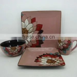 Ceramic Square 16pcs Dinner Set thumbnail-1