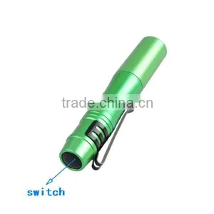 Hot Selling Aluminium Alloy 2xAAA Battery LED Flashlight Pen Style Light thumbnail-4