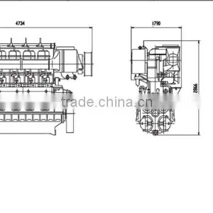 G6300 Series Marine Diesel Medium Speed Engine thumbnail-2