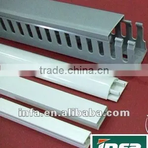Solid PVC Plastic Cable Wiring Duct thumbnail-1
