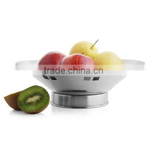 Steel Fruit Bowl With Stand thumbnail-1