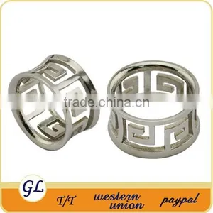 TP01974 Casting Body Piercing Star Flesh Tunnels , Stainless Steel Flesh Tunnel thumbnail-4