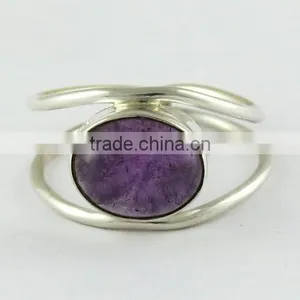 Pale Beauty !! Blue Amethyst 925 Sterling Silver Ring, Silver Jewellery Wholesale, 925 Sterling Silver Jewellery thumbnail-2