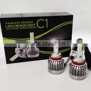 High Quality COB LED Headlight H4 Hi/Lo Auto LED Headlight Bulb H4 Head Lamp 3300LM White Colour 6000K LED Headlight Lamp thumbnail-2
