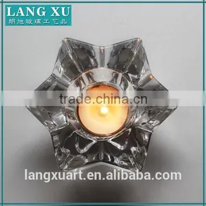 LX-Z092 Crystal Six Star Shape Bulk Tealight Holders thumbnail-1