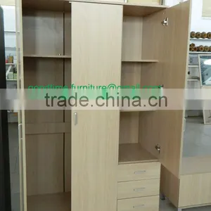 Wooden Panel Wardrobe With Lower Price thumbnail-1