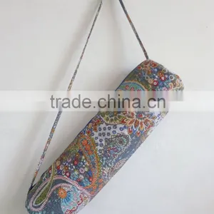 Gray Yoga Bag Hippie Yoga Mat Bag Shoulder Bag Cross Body Bag Satchel Shoulder Bag Yoga Duffle Bag Handmade Cross Body Bag thumbnail-1