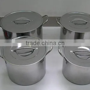 8 Piece Stainless Steel Deep Stock Pot Set thumbnail-1