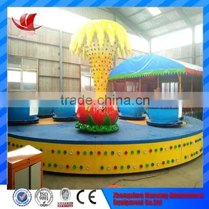Customizable&Popular Theme Park Kids Musical Coffee Cup Rides For Sale thumbnail-4