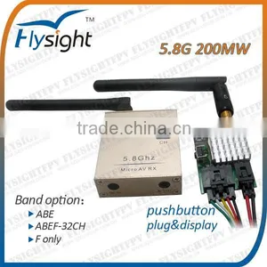 D665 32CH AV Transmitter and Receiver Long Range 5.8GHz 200mW for Toy Helicopter Remote Control thumbnail-1