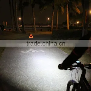 USB Rechargeable Rainproof LCD Backlight Wireless Bike Odometer 3w Bicycle Led Light thumbnail-4